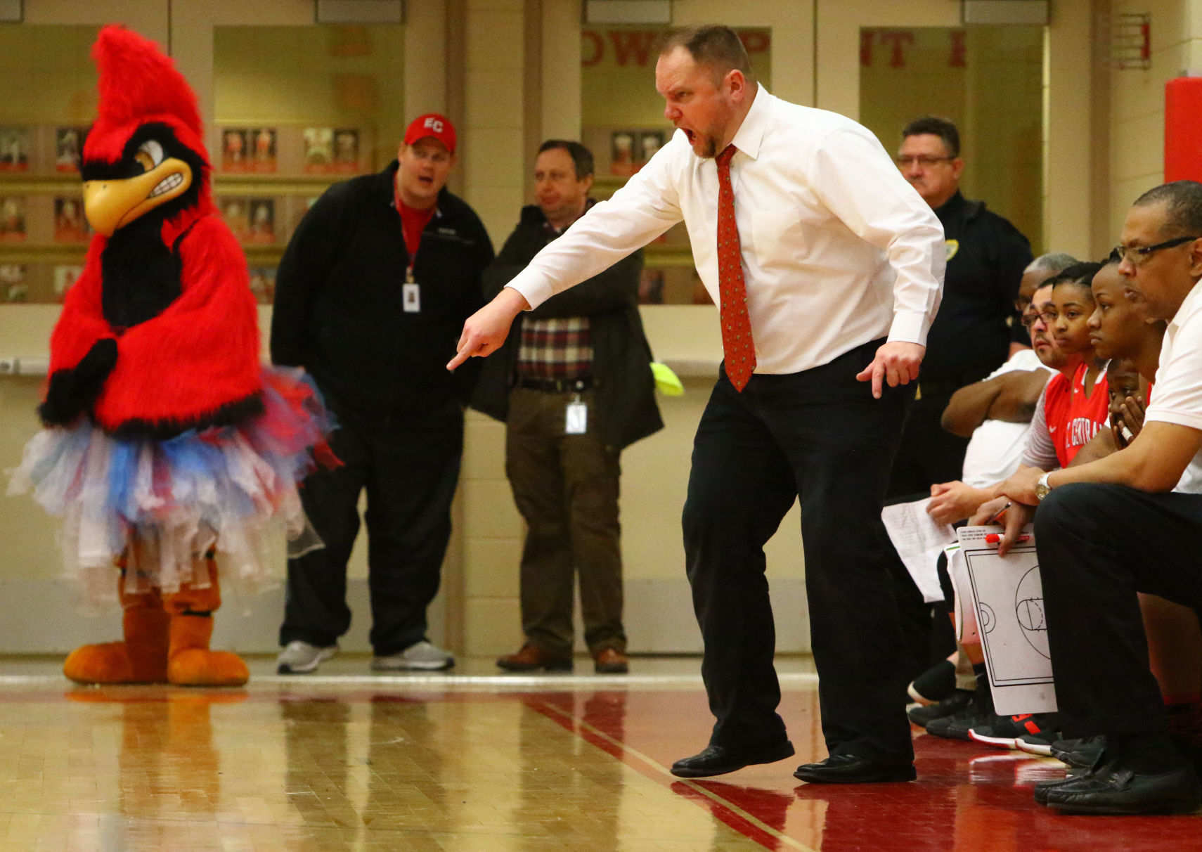Gallery: Girls Basketball Sectional Finals - E.C. Central vs. Lake Central